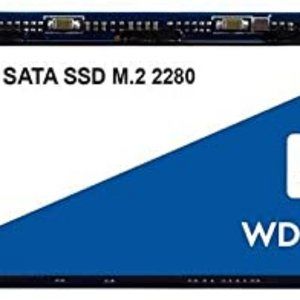 Western Digital 1TB WD Blue 3D NAND Internal PC SSD - SATA III 6 Gb/s, M.2 2280,